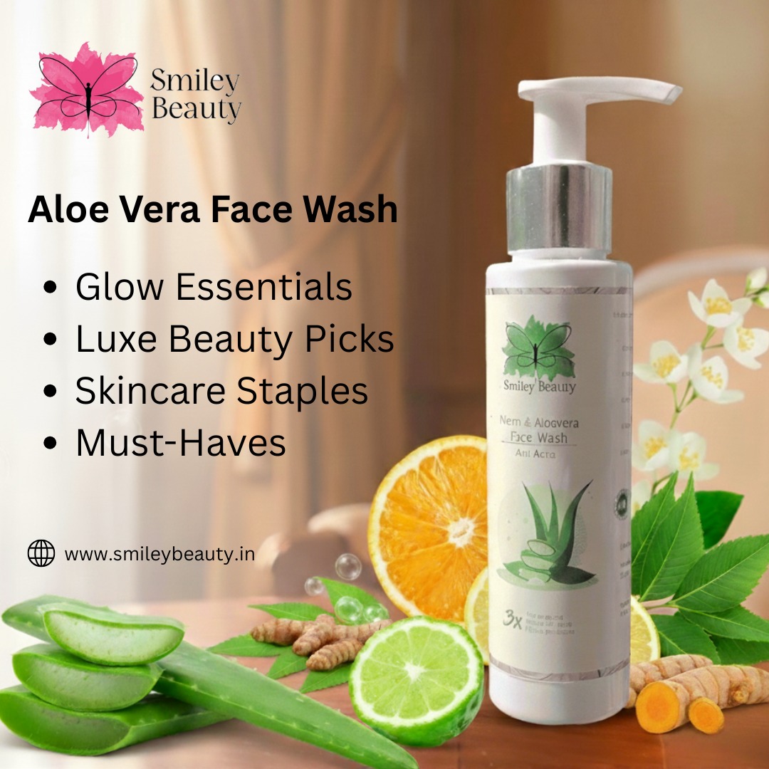 Refresh & Revive: Smiley Beauty’s Aloe Vera Face Wash for Natural Glow